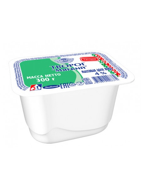 Творог мягкий 4% 300г Минская марка*16 пл/ст Минск МЗ №1 Творог мягкий 4% 300г Минская марка*16 пл/ст Минск МЗ №1